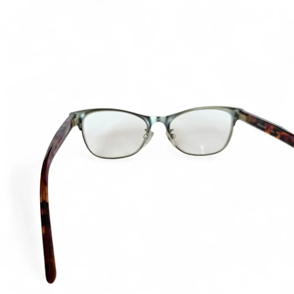 Coach Eyeglass Frames Only HC 5074 9241 Satin Purple Gold Purple Confetti 52-17